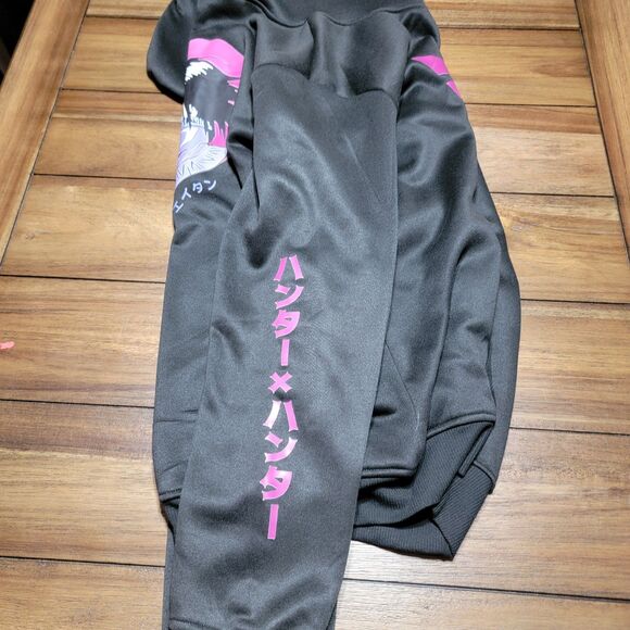 Hunter X Hunter LS Black Unisex Hoodie "Feitan Portor" - Size XL - Picture 3 of 7